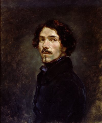 Self Portrait by Ferdinand Victor Eugene Delacroix